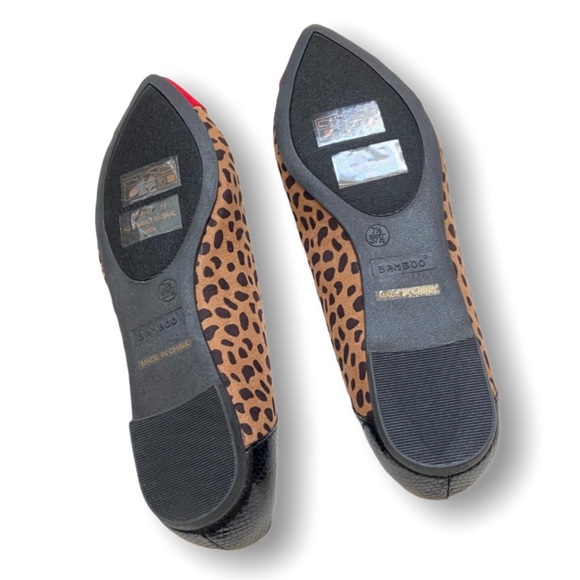 #245 Cheetah Print Red Tip Platforms - Picture 11 of 12